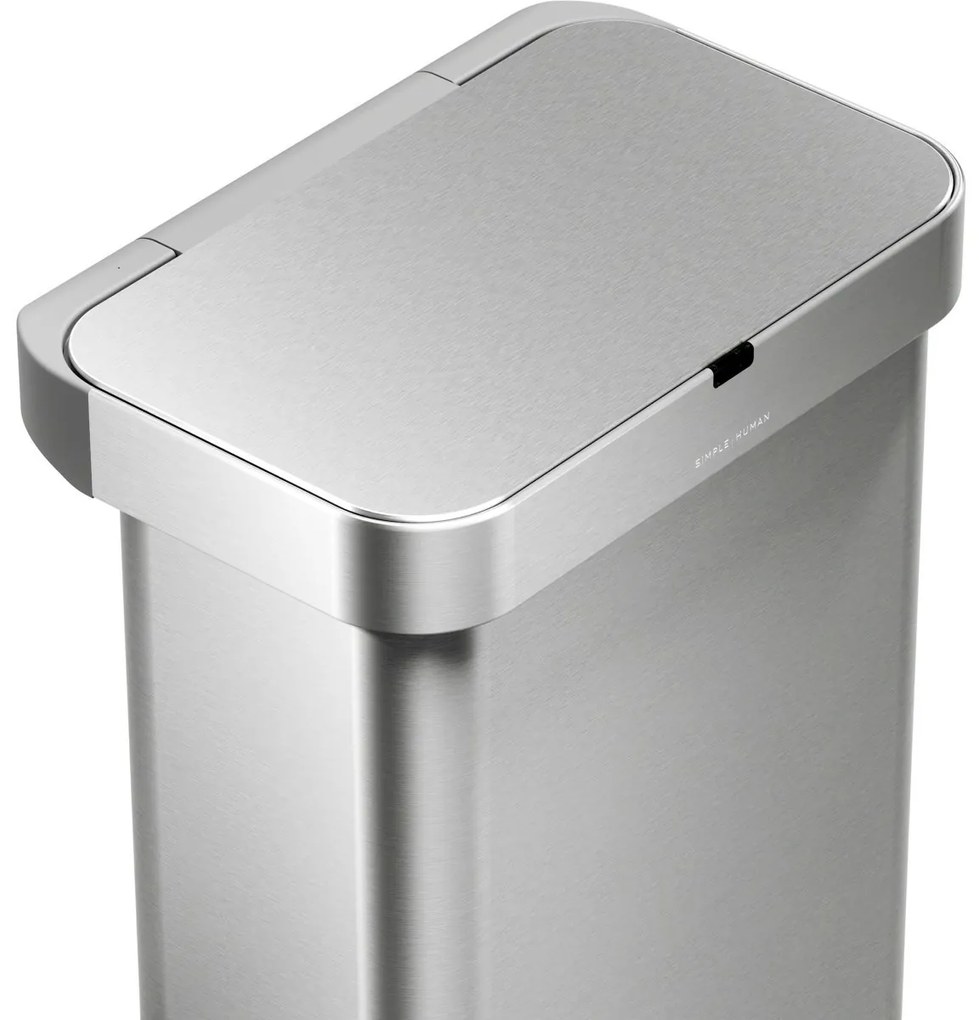 Simplehuman Érintésmentes szemeteshangérzékelővel, 58 l, rozsdamentes acél, matt