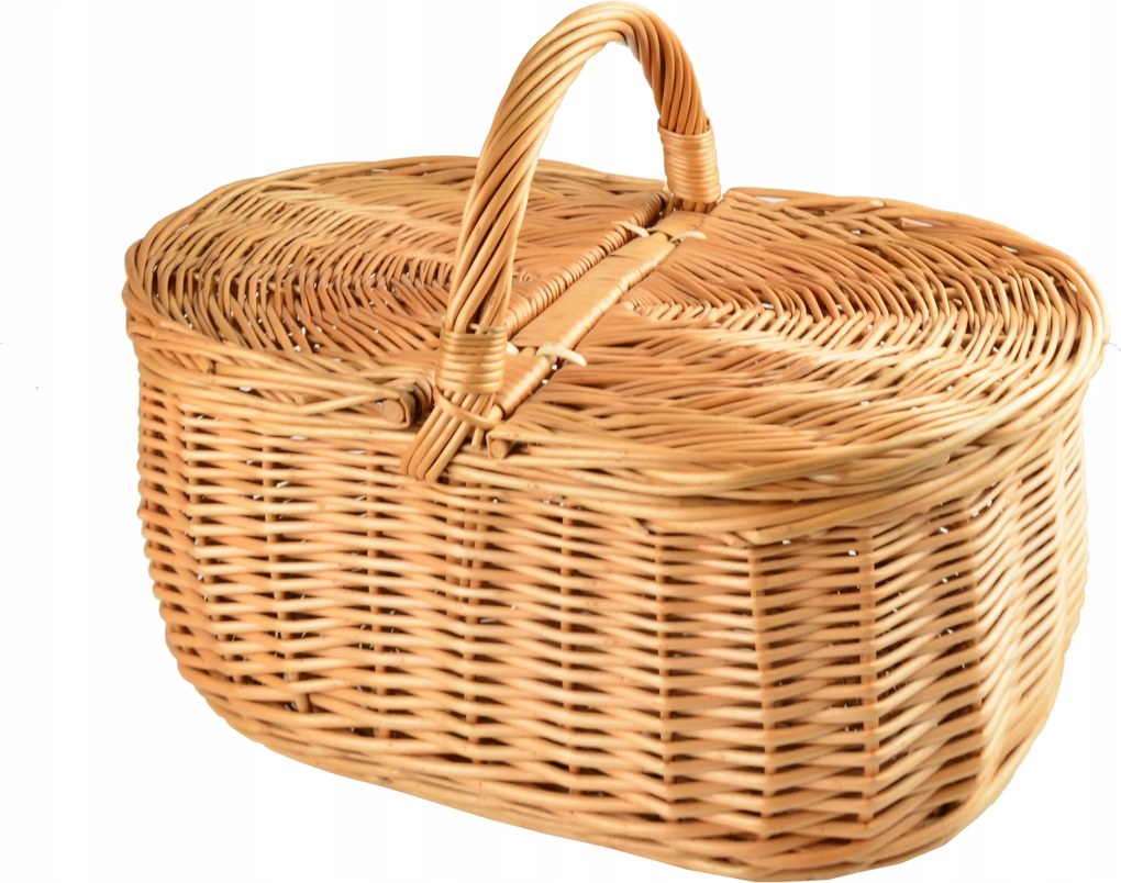 Piknikkosár fonott Piknikkosár L-es méret