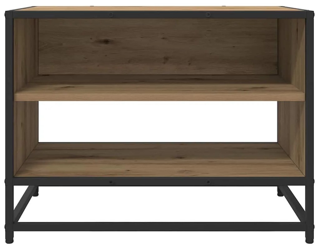 TV szekrény kézműves tölgy 61 x 40 x 46 cm Faanyag