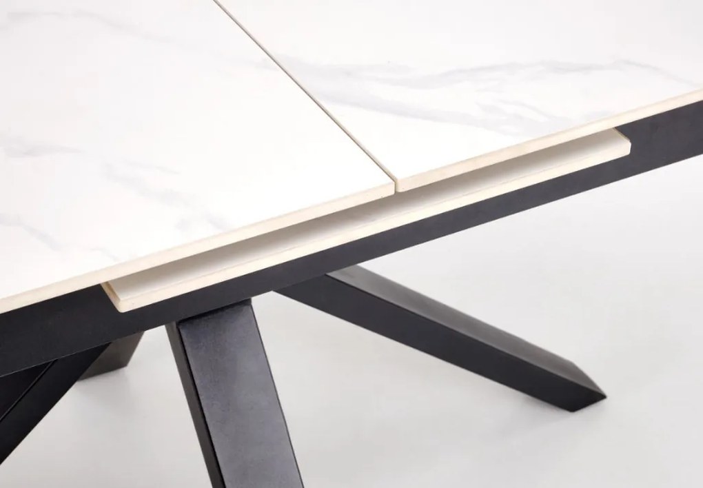 Platan bővíthető étkezőasztal fehér 140-180cm