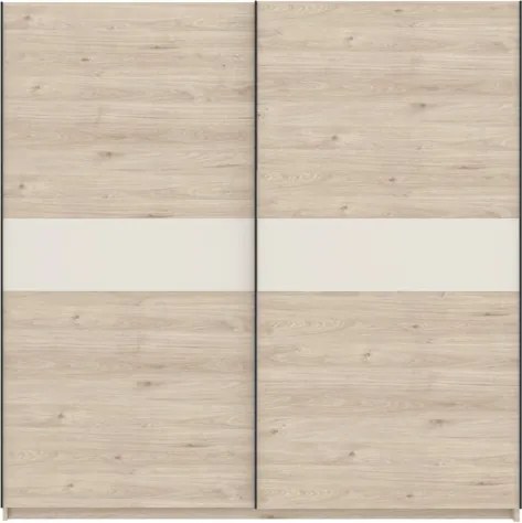 BERNO ruhásszekrény, 200 cm | Jackson hickory tölgy + Kasmír