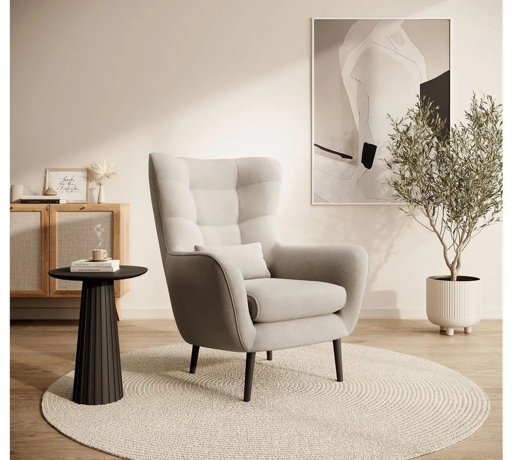 Fotel Veneza 1 (bézs + fekete) . 1098912