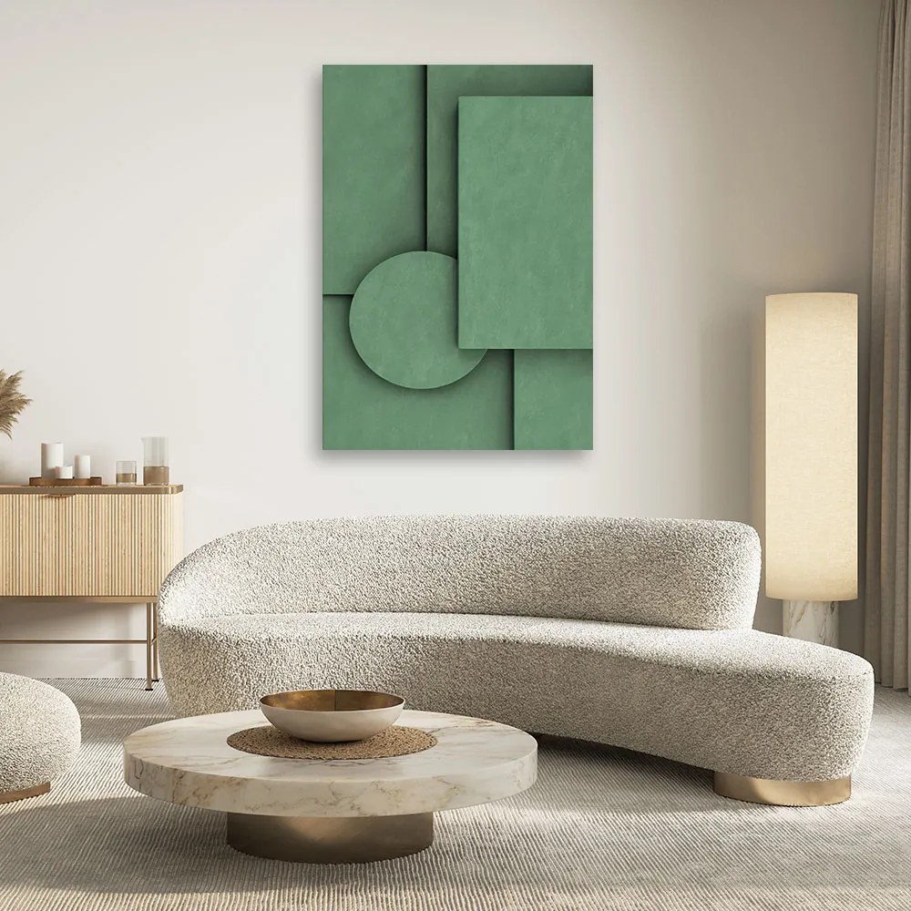 Gario Vászonkép Geometriai formák domborműve Méret: 80 x 120 cm