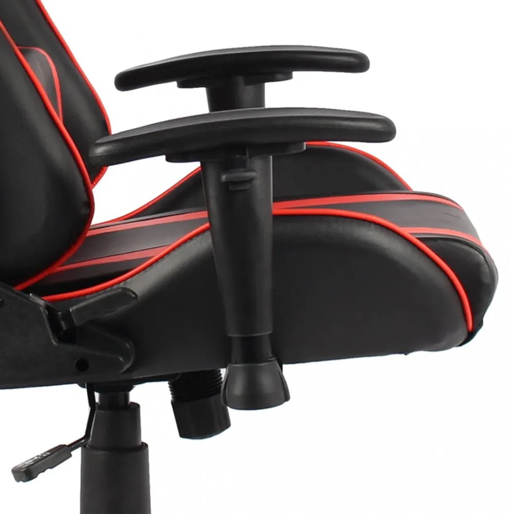 piros PVC forgó gamer szék
