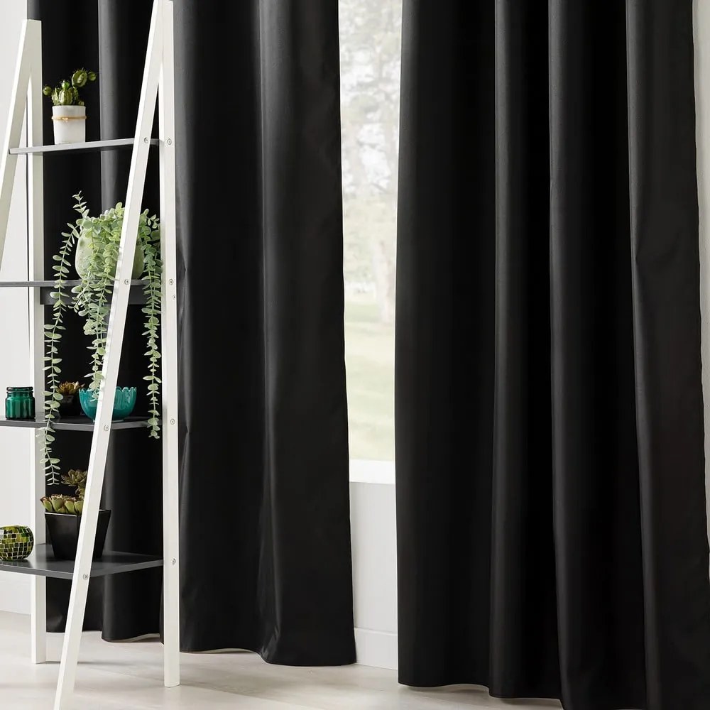 Fekete termo függöny 140x260 cm Icemount – douceur d'intérieur