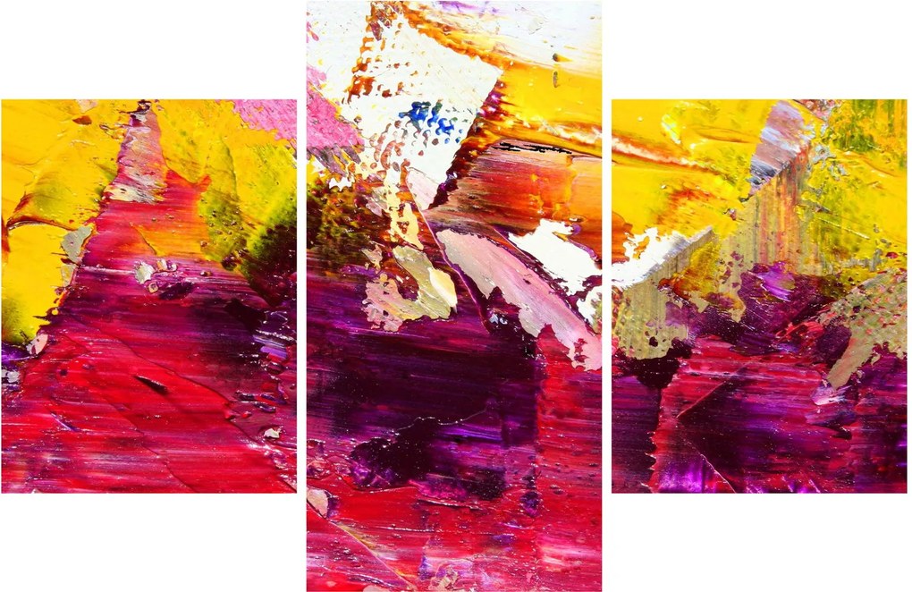 Absztrakció kép - festmény (90x60 cm)