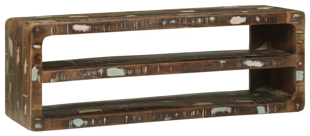 TV szekrény 100x32x36 cm Tömör fa újrahasznosított