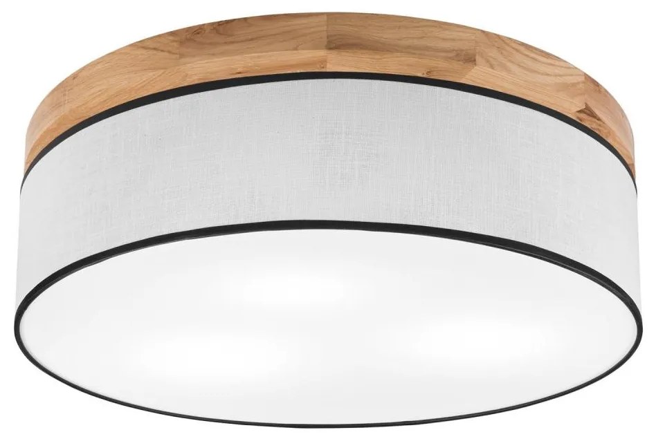 Brilagi - LED Mennyezeti lámpa BELLADONNA 3xE27/15W/230V átm. 50 cm fehér/tölgy