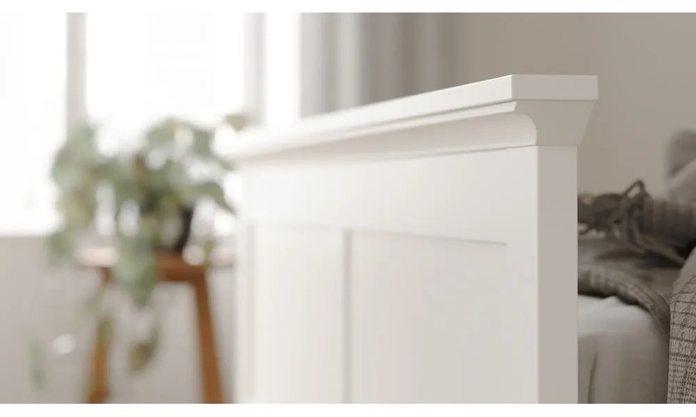 Fehér franciaágy 160x200 cm Paris – Tvilum