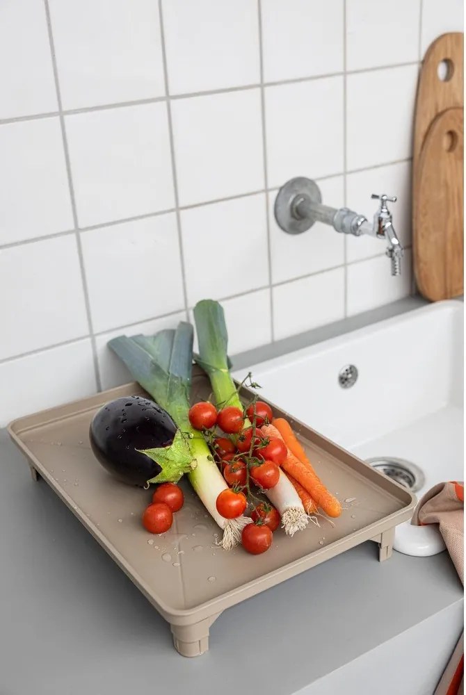 Bézs kétszintes edényszárító 42x29 cm Dry-It – Mette Ditmer Denmark