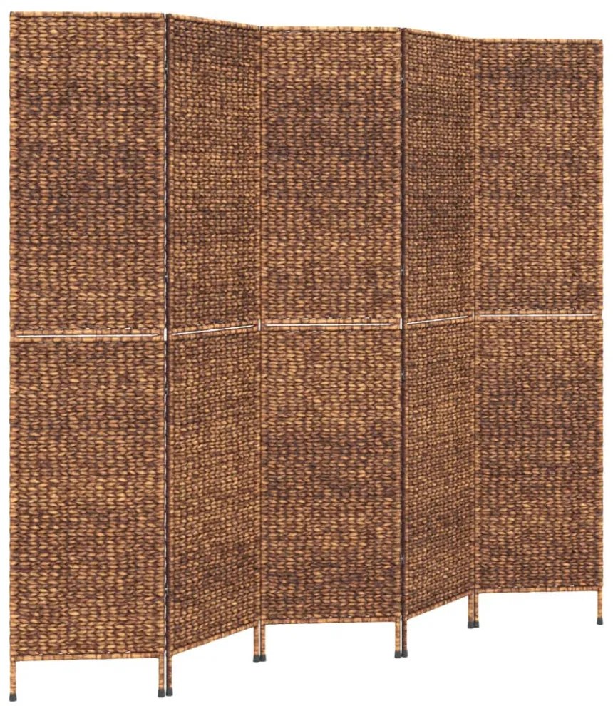 barna 5 paneles vízijácint térelválasztó 205x180 cm