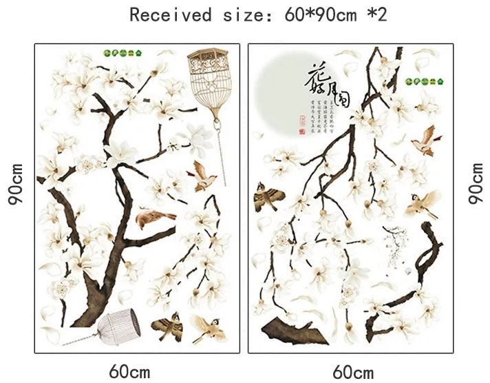 Falmatrica "Japán cseresznye" 187x128cm