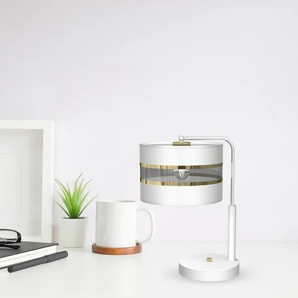 Asztali lámpa ULTIMO 1xE27/6W/230V fehér