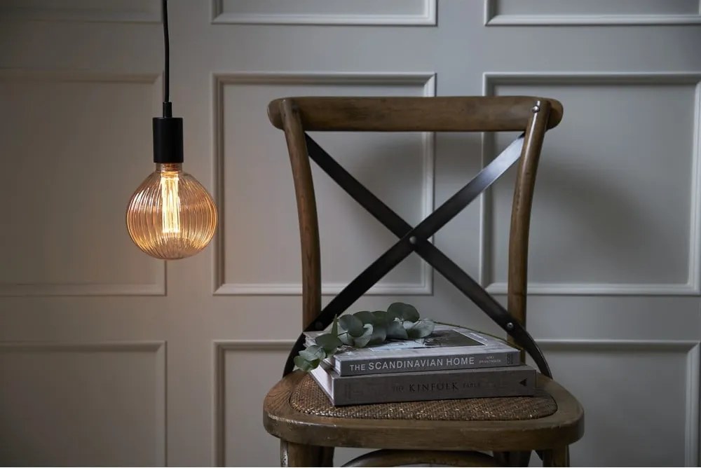 Meleg színű LED dekoratív izzó E27, 1 W NGC Stripe – Star Trading