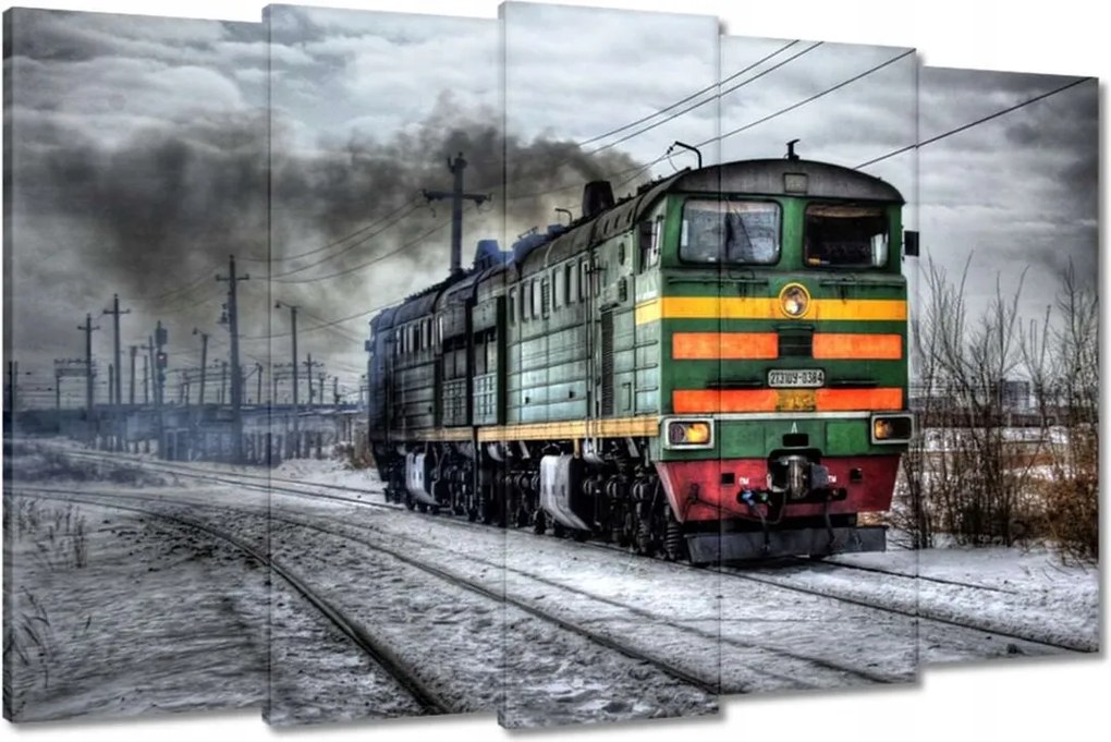 Képek 150x95 Vonat Mozdony Tél