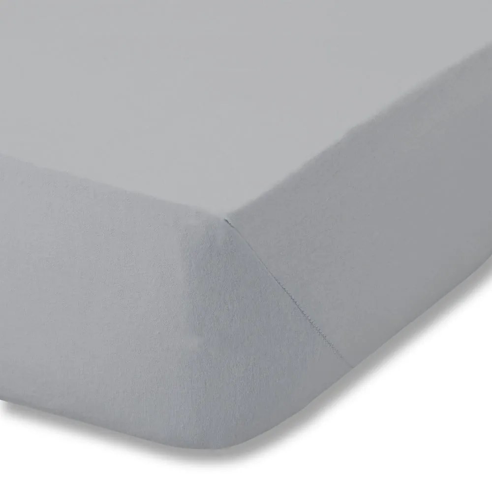 Szürke gumis flanel lepedő 150x200 cm Brushed – Catherine Lansfield