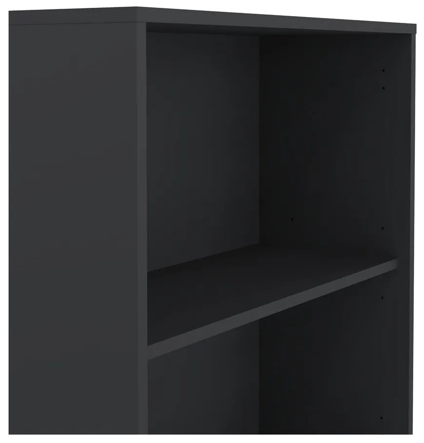 Antracitszürke könyvespolc 80x205 cm Sign – Tvilum