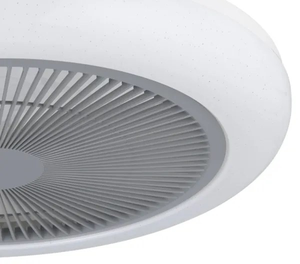 Eglo 35138 - LED Dimmelhető mennyezeti ventilátor KOSTRENA LED/25,5W/230V szürke + távirányító