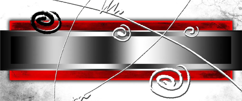 Absztrakt kép (120x50 cm)