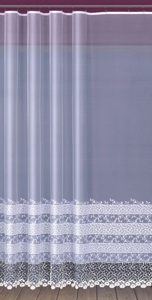 Egyedi Jacquard Függöny, Szalaggal Kész, Rövid 300cm széles x 120 cm magas