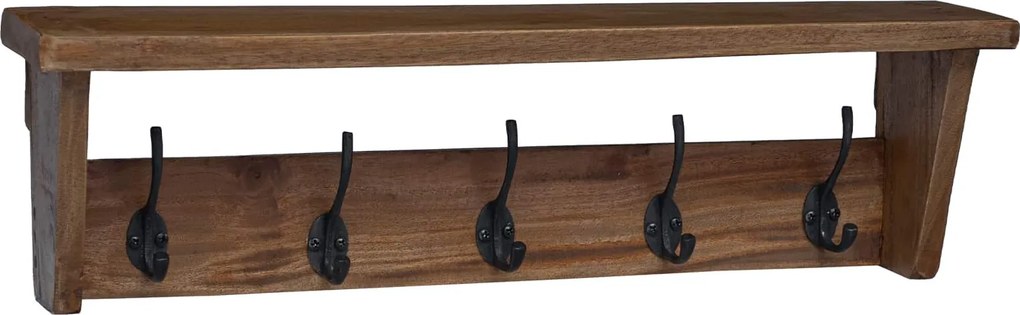 vidaXL Fogas Barna 50 x 10 x 14 cm Tömör Mahagóni Fa