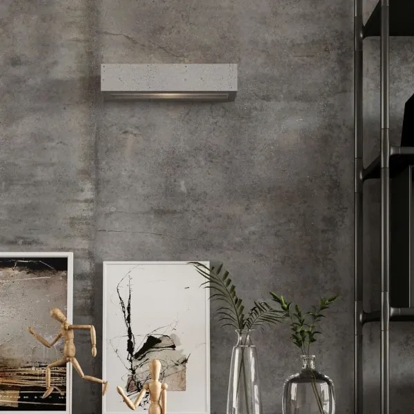 Sollux SL.0993 - Fali lámpa VEGA 2xE27/60W/230V 50 cm beton