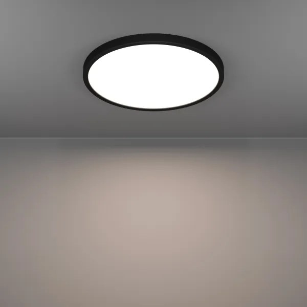 Eglo 901725 - LED RGBW dimmelhető fürdőszobai mennyezeti lámpa FUEVA-Z LED/17,5W/230V 38,9cm IP44 fekete