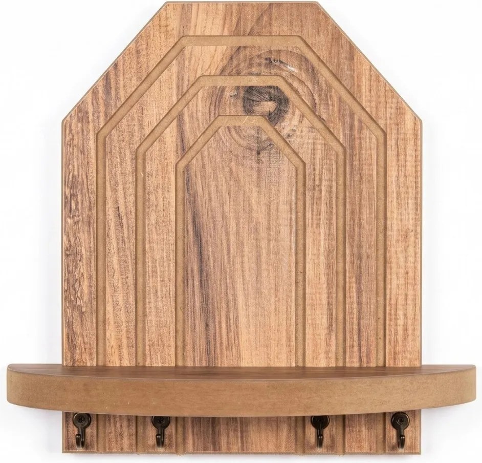 Fali polc, 26 cm – Artmtkwll10-Oak