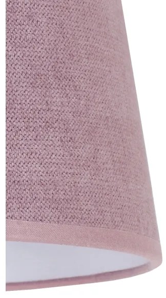 Duolla - CLASSIC M E27 asztali lámpa búra, 24 cm, rózsaszín