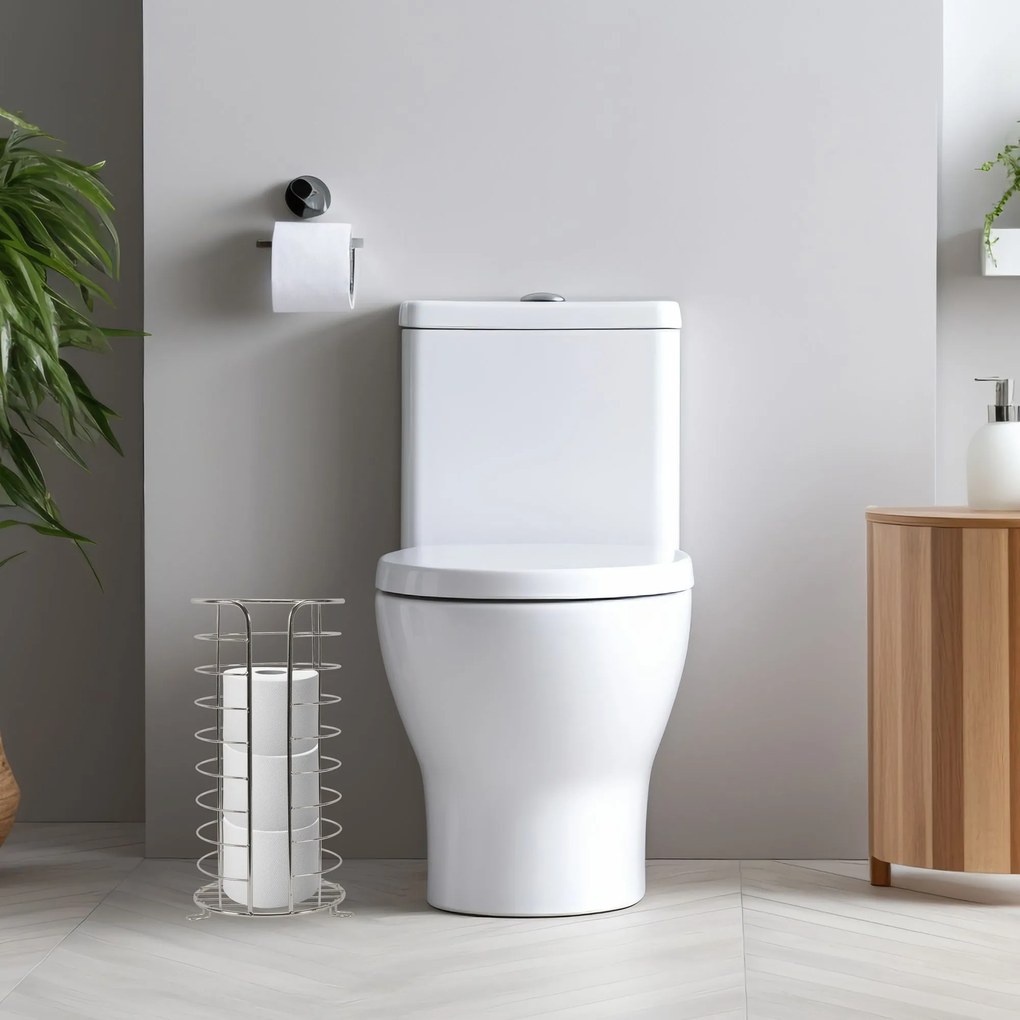 Álló WC papír tartó Chrome 322743B