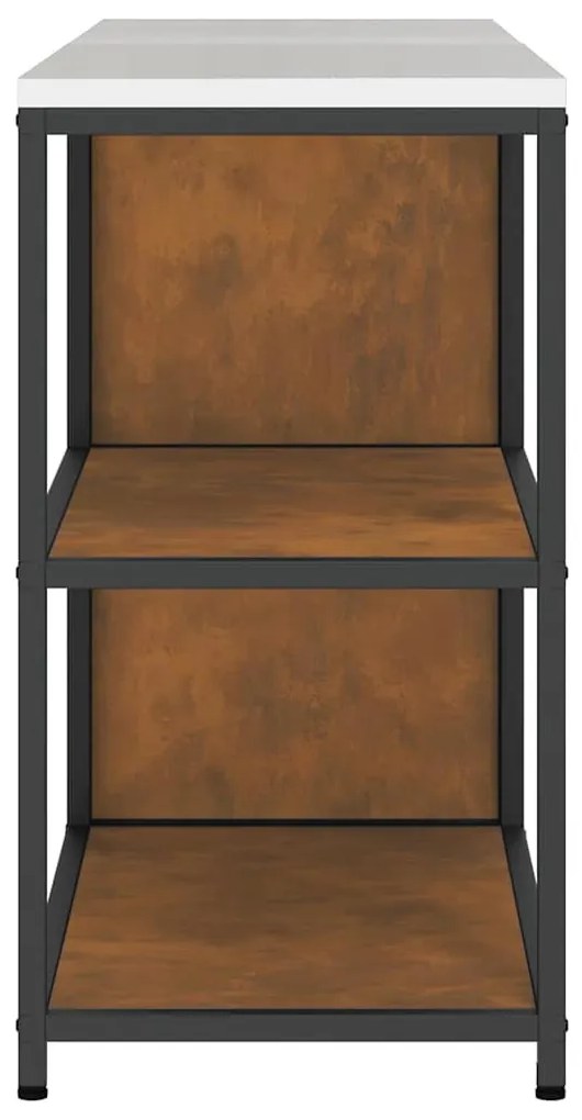 Konyhai Tároló Készlet polcokkal 2 pcs Rozsdás 180 x 50 x 92 cm