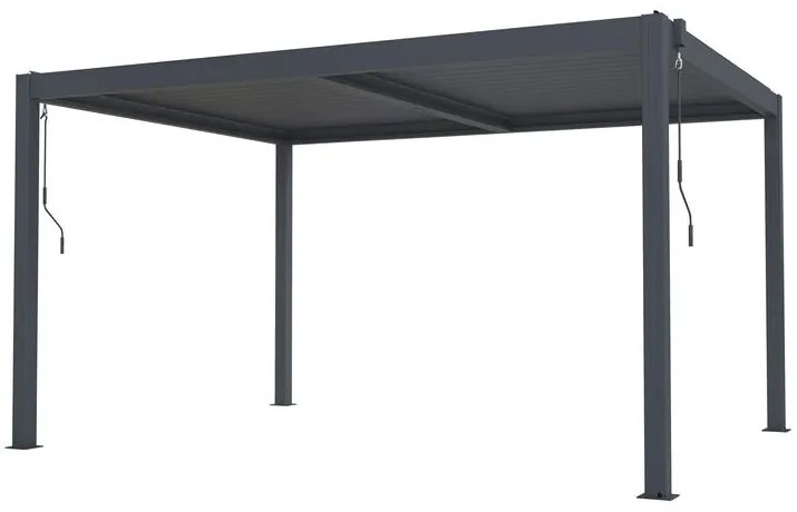 Bioklimatikus pergola G21 Austin 4x3 m, antracit, alumínium (63900801)