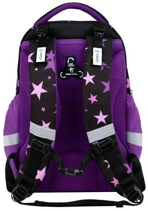 Iskolatáska, cipzáras, BELMIL Leisure Plus Sparkle like a Star, csillagok (BL3388722L)