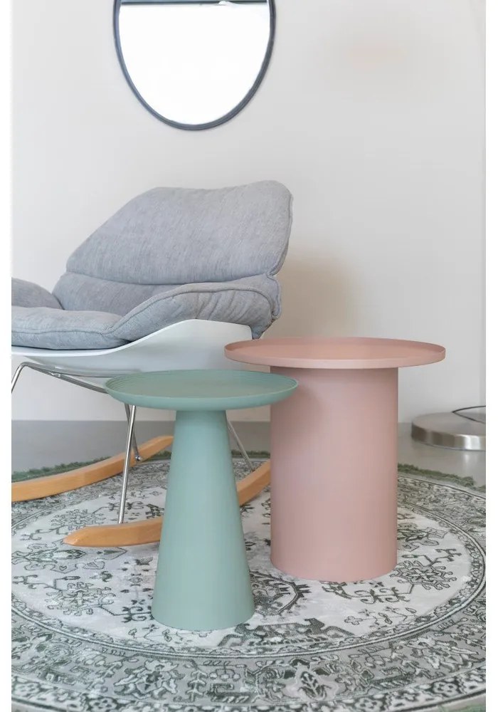 Fém kerek tárolóasztal ø 34,5 cm Ringar – White Label