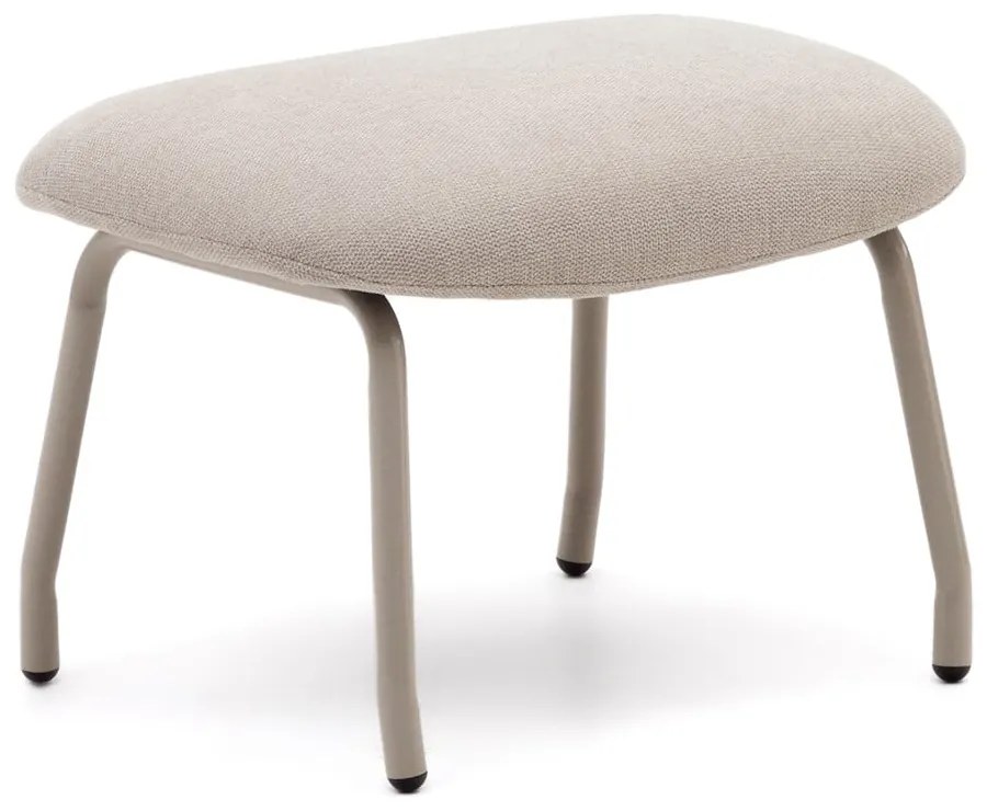 Bézs puff Belina – Kave Home