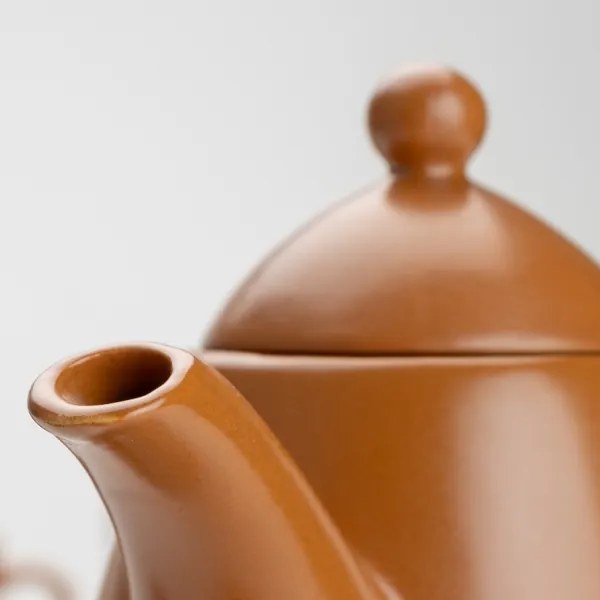 Kerámia tea készlet barna