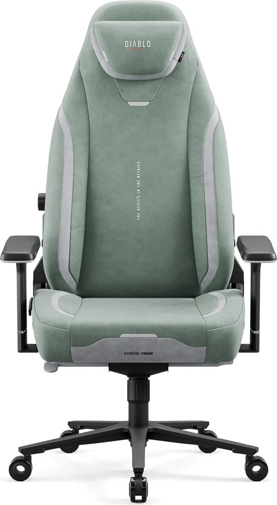 Gamer szék Normal Size zöld-fekete: Diablo X-Eye Prime Gothic Green