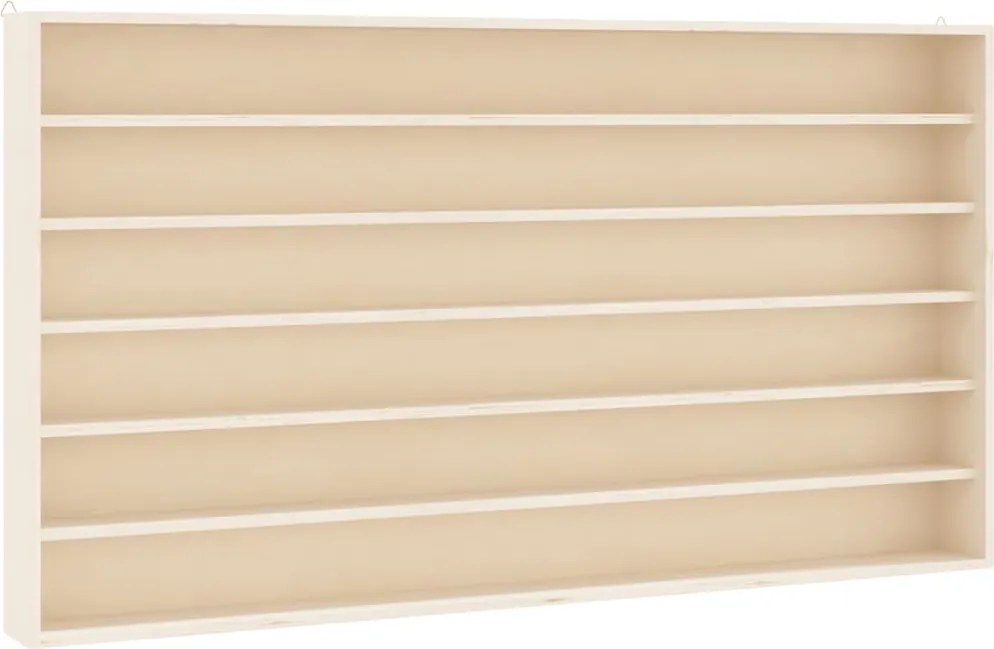 vidaXL fa gyűjtő vitrin 6 polccal 100x8,5x55 cm
