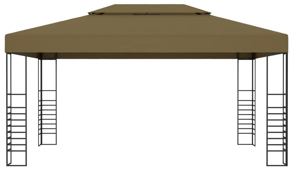 tópszínű pavilon 3 x 4 m 180 g/m²