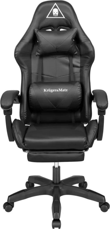 Kruger&Matz Warrior GX-150 fekete játékszék