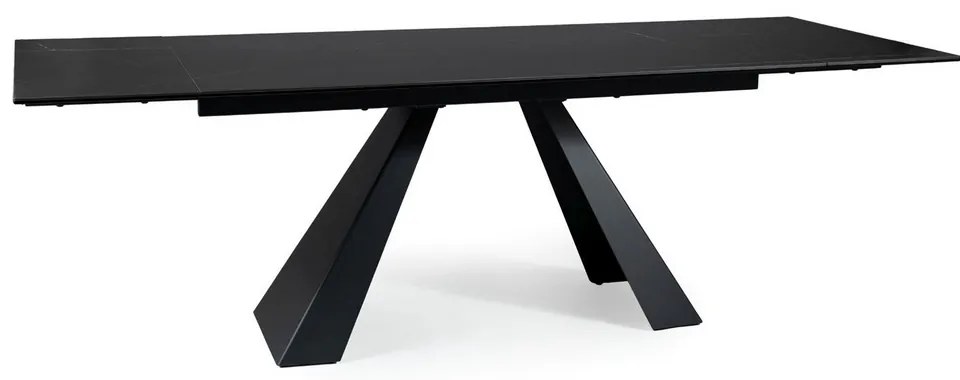 Étkezőasztal Salvadore II, 160 x 90 cm, fekete
