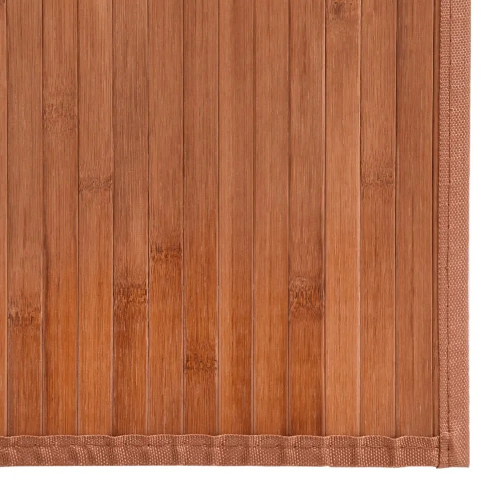 négyszögletű barna bambusz szőnyeg 70 x 1000 cm