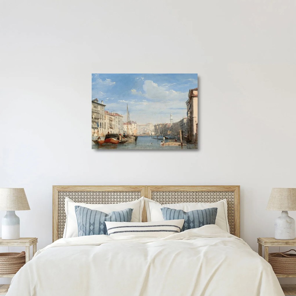 Üveg kép - Richard Parkes Bonington, The Grand Canal, reprodukciók (70x50 cm)