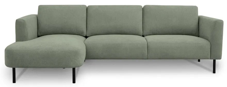 Zöld sarokkanapé (bal oldali) Hero – Scandic