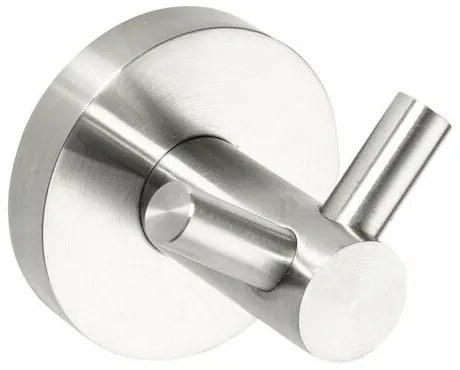 SAPHO XS200 X-Steel dupla kampó, csiszolt, rozsdamentes acél