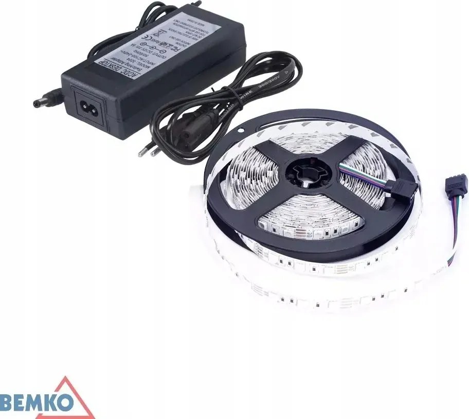 Led szalag Bemko 2835 300 Dióda 5m IP65 A++ Fehér Semleges D87-ZW-2835-300