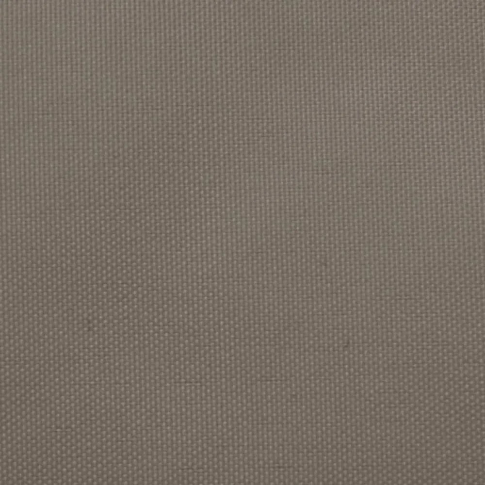 tópszínű háromszögű oxford-szövet napvitorla 3,6 x 3,6 x 3,6 m