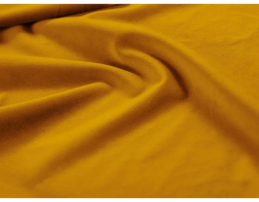 Sárga bársony kanapé modul (variálható sarok) Lupine – Micadoni