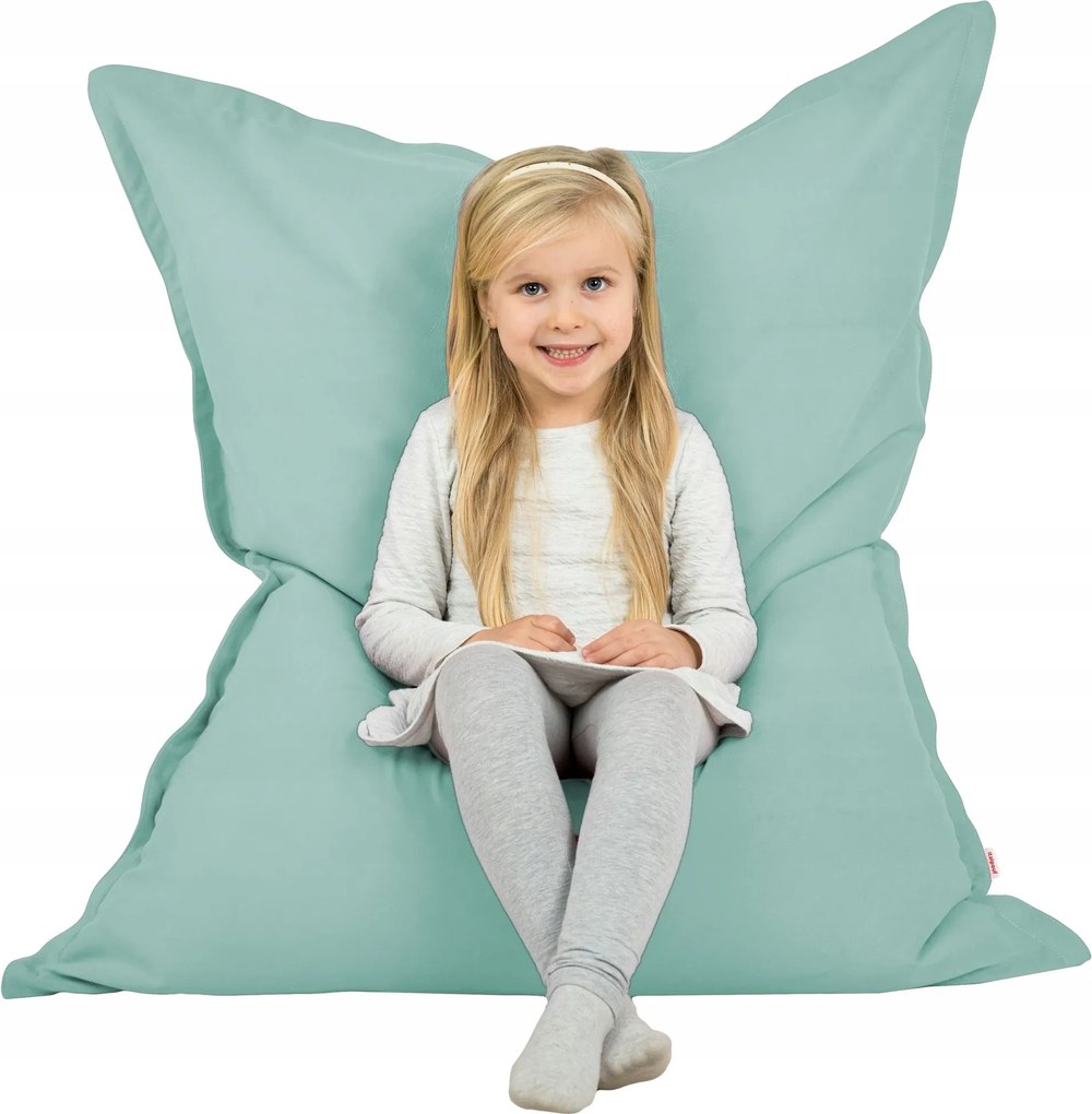 Fekvő plüss párna XL Menta párna