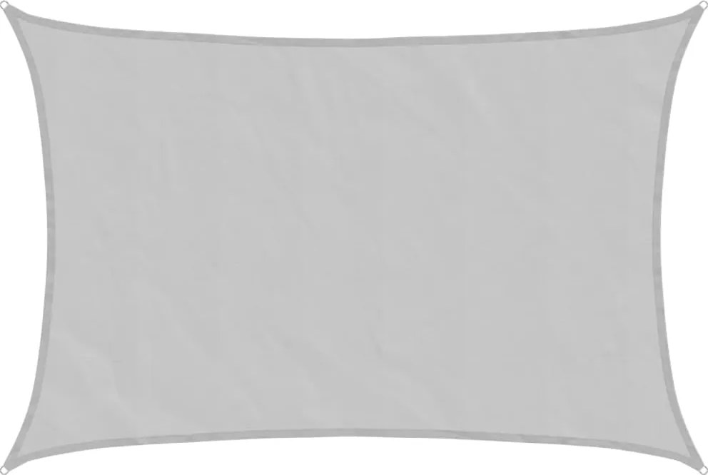 vidaXL világosszürke 100% poliészter oxford szövet napvitorla 4,5x3 m